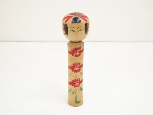TRADITIONAL JAPANESE CRAFT / KOKESHI DOLL (23 cm)/ ARTISAN WORK